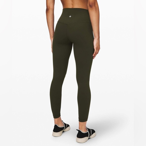lululemon athletica Pants - Lululemon Align II High-Rise 25” Leggings Dark Olive Size 6
